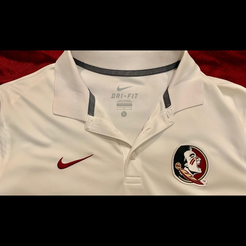 White FSU Polo Shirt